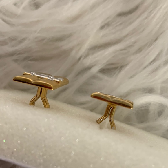 BALLY Cufflinks Gold/silvertone - Picture 6 of 9